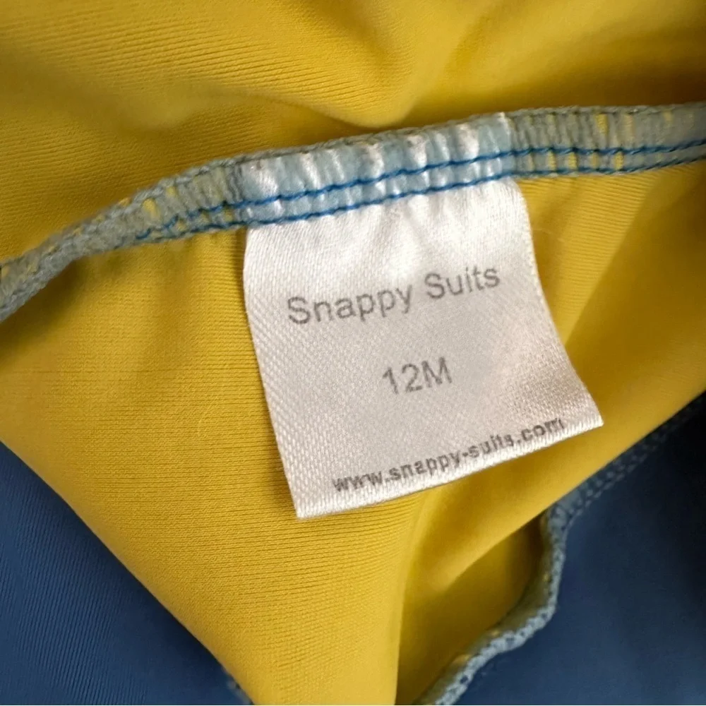 Snappy Suits baby boys size 12 months rash guard swim suit